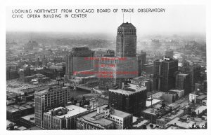 IL, Chicago, Illinois, RPPC, City From Board Of Trade Observatory, Photo