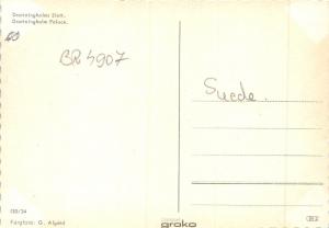 BR4907 Drottningholms Slott   sweden