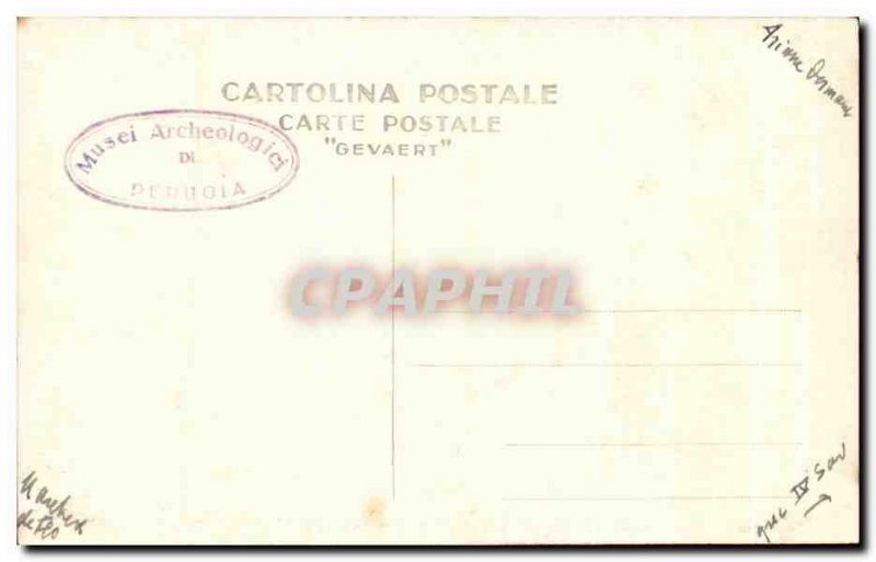 Old Postcard Stelle Archeology Perugia