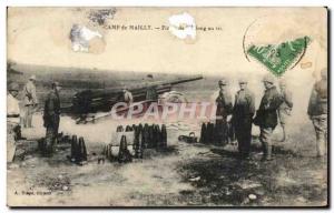 Old Postcard Camp de Mailly shooting Militaria
