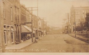 ZC1/ Spencer West Virginia RPPC Postcard c1910 Main Street Stores 180