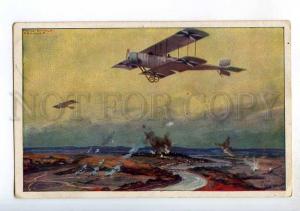 247965 WWI Schulze airplane 1915 year german military RPPC