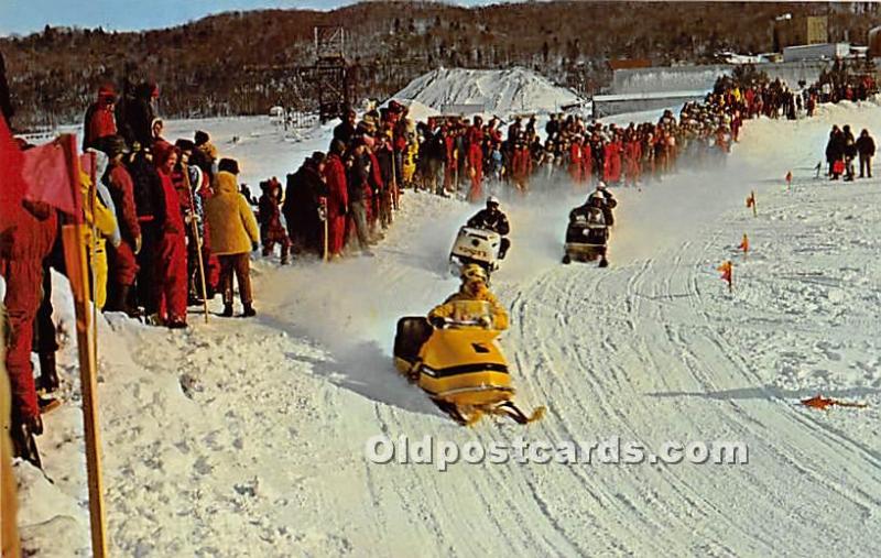 Winter fun, Racing Michigan, MI, USA Snowmobile Unused 