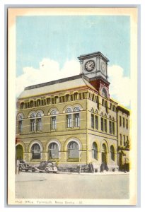 Post Office Building Yarmouth Nova Scotia NS Canada UNP WB Postcard S5