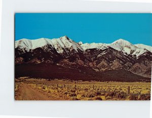 Postcard Mount Blanca Sangre De Cristo Range Colorado USA