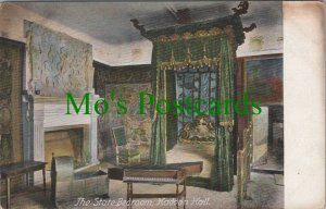 Derbyshire Postcard - The State Bedroom, Haddon Hall   RS27025