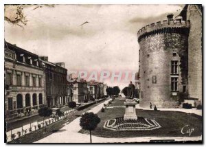 Postcard Angouleme Modern Perspective gardens of the Hotel de Ville