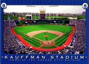 Kansas City, MO Missouri  KAUFFMAN STADIUM~Royals Baseball Game  4X6 Postcard