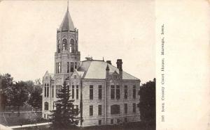 Marengo Iowa Court House Historic Antique Postcard K42303