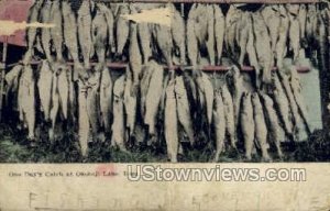 One Day's Catch - Lake Okoboji, Iowa IA  