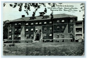 1911 Edmundson Memorial Hospital Council Bluffs Iowa IA Antique Postcard