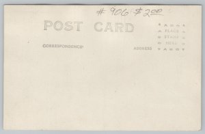 Real Photo Postcard~USS Susquehanna At Sea~RPPC 