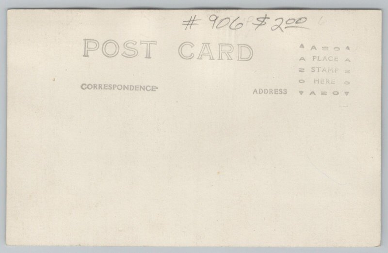 Real Photo Postcard~USS Susquehanna At Sea~RPPC 