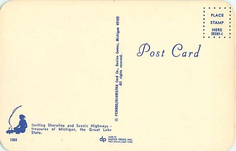 Lake Beach Scene for Ludington Michigan MI