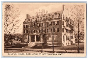 c1910 Baldwin House Smith College Northampton Massachusetts MA Postcard 