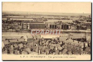 Old Postcard Dunkirk Yacht Vue Generale