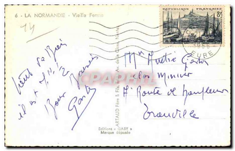 Normandy - Old Farm - Old Postcard