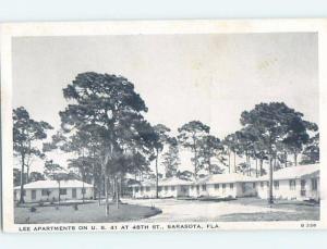 1940's LEE APARTMENTS MOTEL Sarasota Florida FL c3180-13