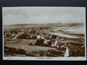 Wales LLANDUDNO West Shore c1930s RP Postcard by ETW Dennis