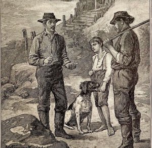 1904 Finding Gold In California Mining History Art Print Farmland DWN10F