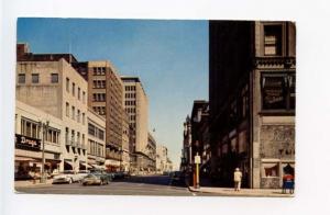 Minneapolis MN Street View Old Cars Vintage Store Fronts Postcard