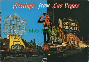 America Postcard - The Golden Nugget, Las Vegas, Nevada    RR13894