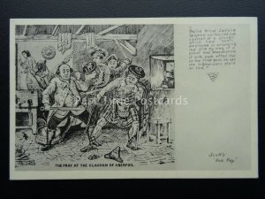 Scotland THE FRAY AT THE CLACHAN OF ABERFOIL Scotts Rob Roy - Old Comic Postcard