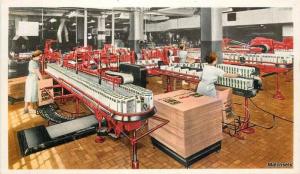 BATTLE CREEK, MICHIGAN Packing Room Interior Kellogg plant postcard 4037