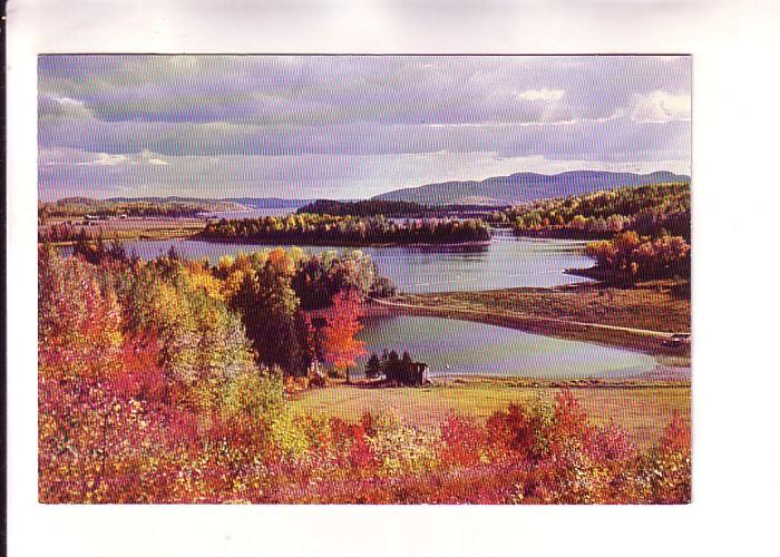 Canada Post Office Pre-stamped Postcard, Autumn in Notre-Dame-du-Laus, Quebec...