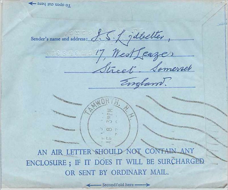 Entier Postal Stationery Postal Aerogramme Aeogram Great Britain Great Britain