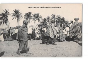 Saint Louis Senegal Postcard 1901-1907 Femmes Wolofs Women