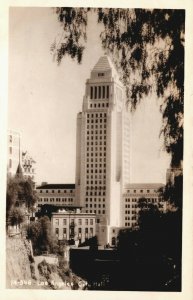 USA Los Angeles City Hall Vintage RPPC 03.86