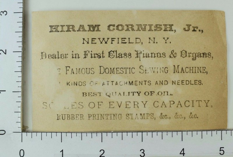 Domestic Sewing Machine Co Boy Girl Carriage & Goats Doll Dog F66