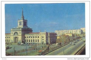 Volgograd , Russia , 1950s ; Railway Station