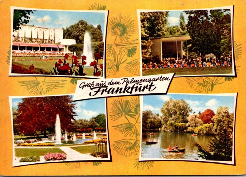 Germany Frankfurt Gruss Aus Dem Palmengarten Multi View 1964