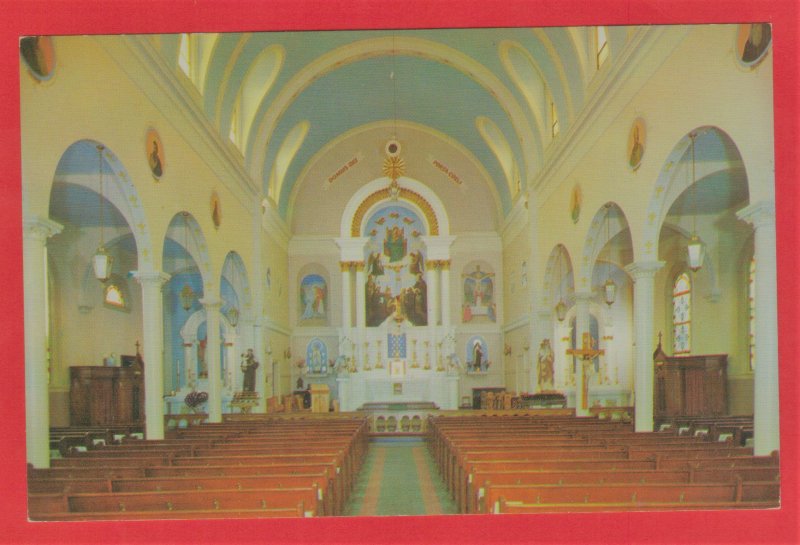 INTERIOR OF NOTRE DAME CHURCH, PHENIX, R.I.  SEE SCAN  109