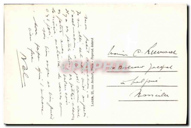 Postcard Old Paris Ile de la Cite