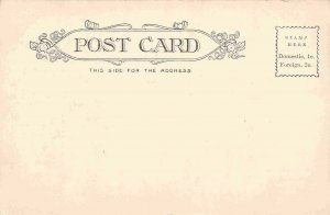 Wabash River Beidge Terre Haute Indiana 1907c postcard