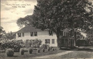 Feeding Hills MA Feeding Hill Center Looking North 1912 Used Postcard