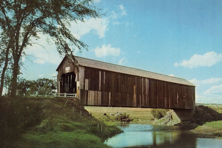 Covered Bridge Sussex New Brunswick NB Canada Canadian Postcard