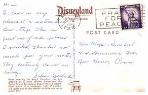 Postcard AMUSEMENT PARK SCENE Anaheim California CA AS0220