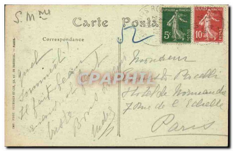 Old Postcard Rouen House of Diane de Poitiers