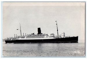 1923 Steamship California Passenger Ship RPPC Photo Postcard 