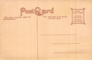 Postcard Denny Hall Fire Union Engine in Service in Carlisle Pennsylvania