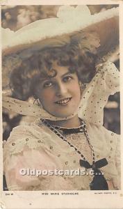 Miss Marie Studholme Theater Actor / Actress 1905 a lot of corner wear