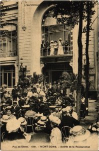 CPA LE MONT-DORE - Entrée de la restauration (72587)