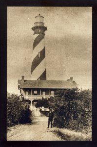 St Augustine, Florida/FL Postcard, St Augustine Lighthouse/Light