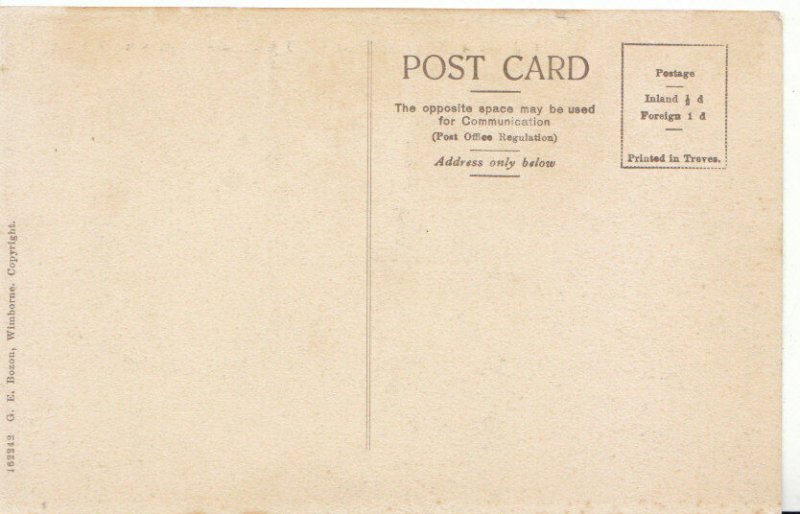 Dorset Postcard - Old Saxon Treasure Chest [1200 years old] Wimborne - Ref 3820A