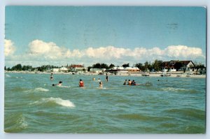 Wasaga Beach Ontario Canada Postcard Summer Playground Sand Beach 1974