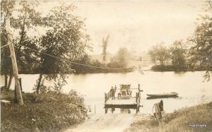 C-1910 Dalton Ferry South Luneburg Vermont RPPC real photo postcard 10571